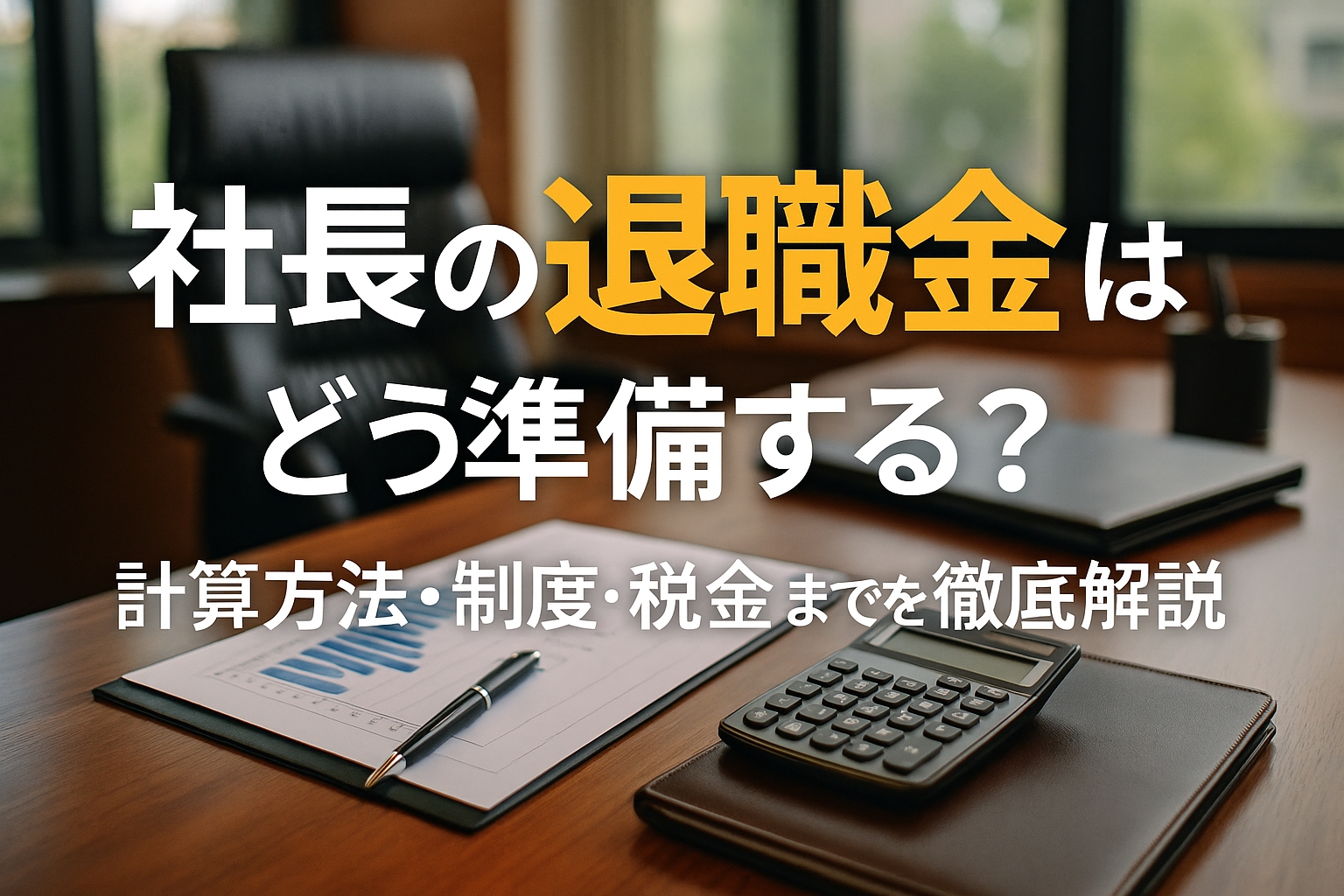 社長の退職金