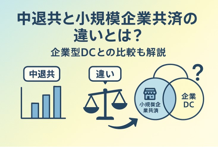 中退共と小規模企業共済の違いとは